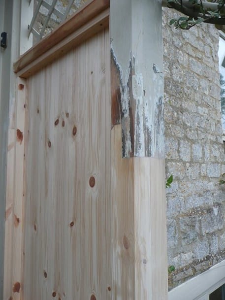 Rotted timber repairs by Neil Bathgate joinery Witney